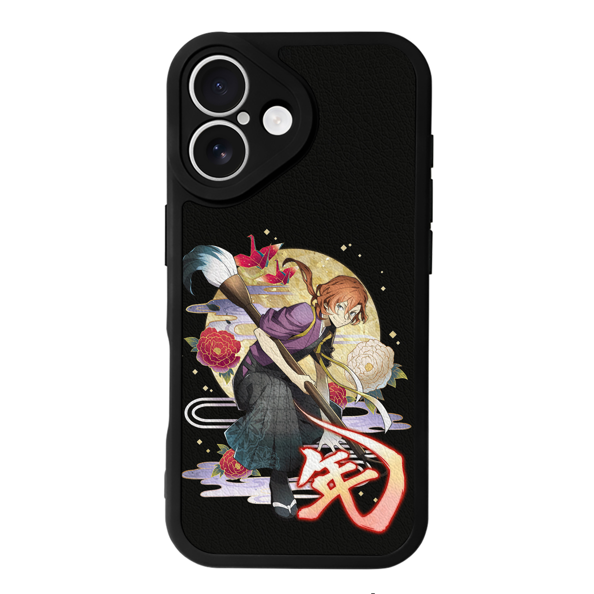 （画像用） 文豪ストレイドッグス Bungo Stray Dogs 【iPhone 16シリーズ対応】シリコンスマホケース（レザー調） 材質：シリコン
